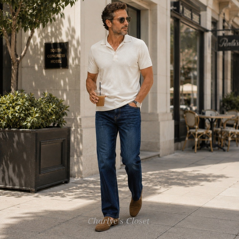 Rye 51 Jeans Hirst‎ Fit 32Wx31L Dark Wash Slim Straight Stretch Luxury Denim